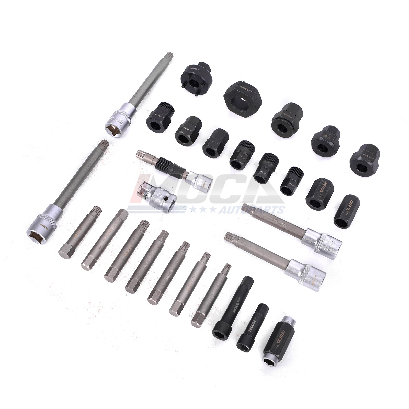 MOCA 30pcs Alternator Pulley Puller Alternator Freewheel Tool Set Socket Set New