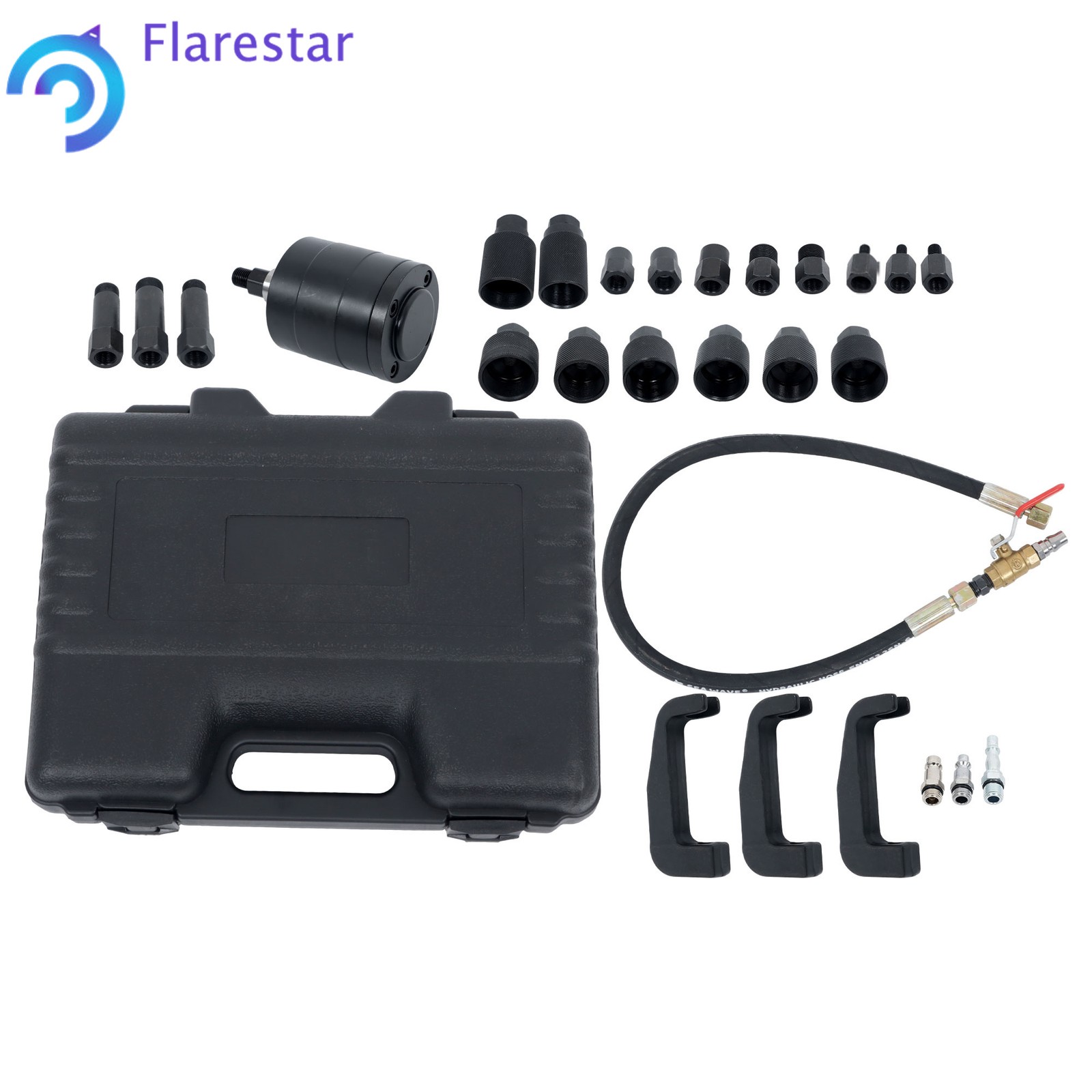 Pneumatic Diesel Injector Removal Extractor Remover Pneumatic Puller Tool 24Pcs