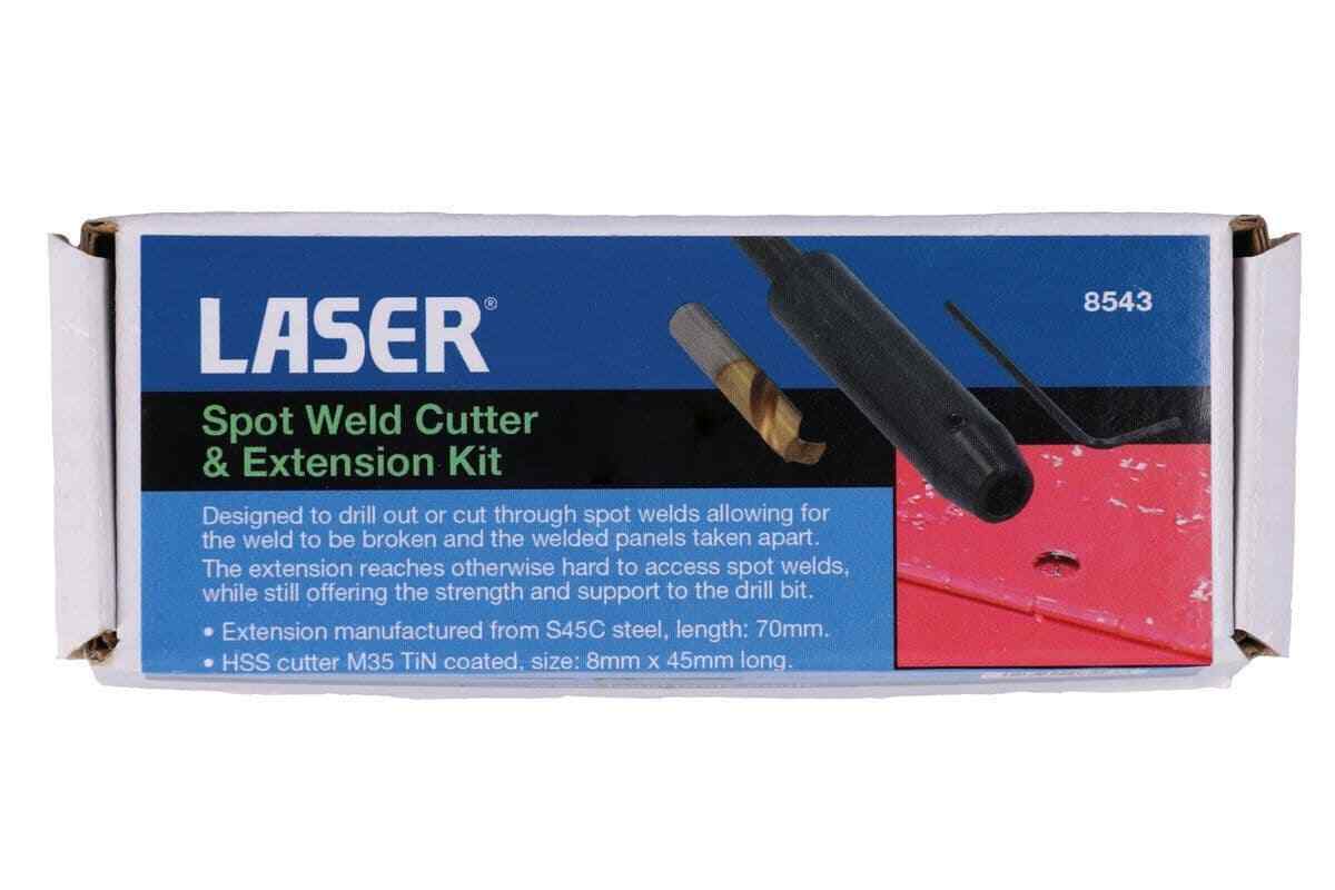 Laser 8543 Spot Weld Cutter & Extension Kit – Manufactured From S45C Steel