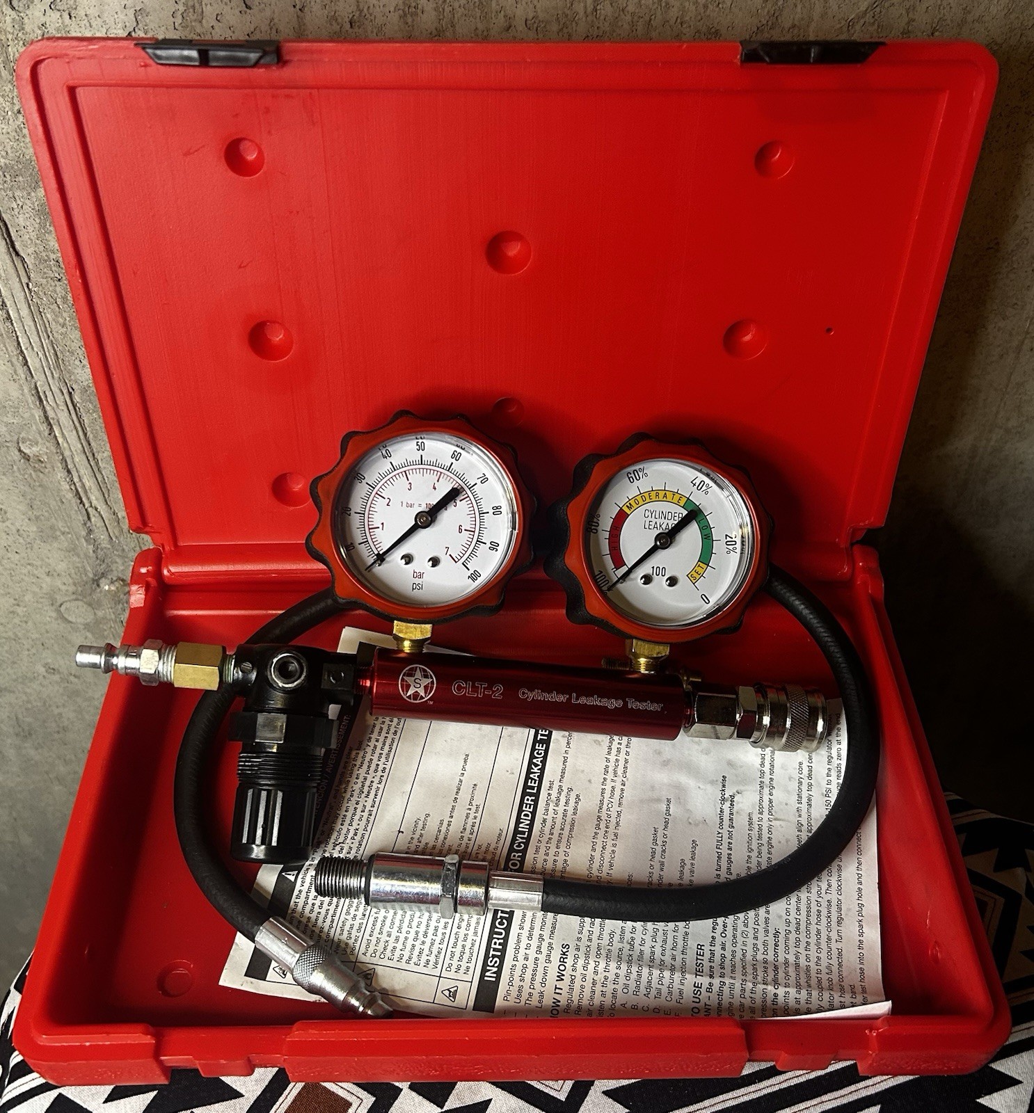 Star Products CLT-2PB Cylinder Leakage Tester, pressure tester STACLT-2PB
