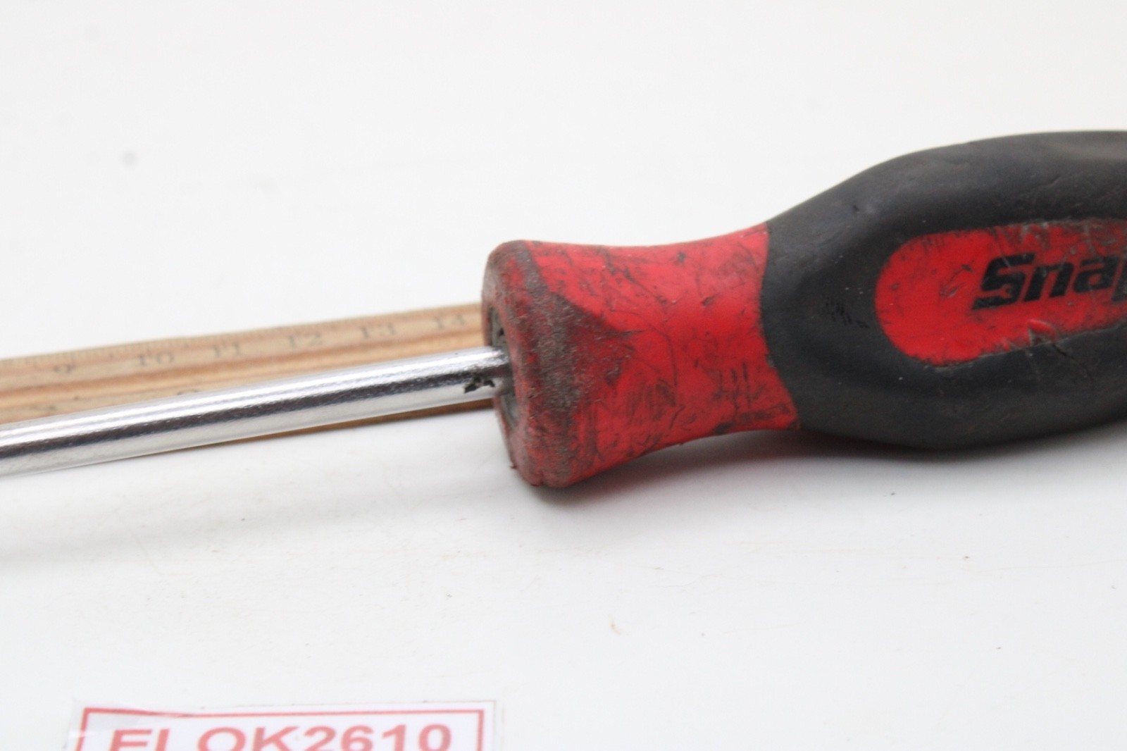Snap-on ASG186BR Red/Black Soft Grip 10” Trim Pad Removal Tool USA