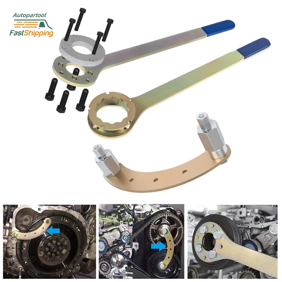 STD Intake/Exhaust Cam/Crank Pulley Wrench Engine Cam Gear Lock Tools for Subaru