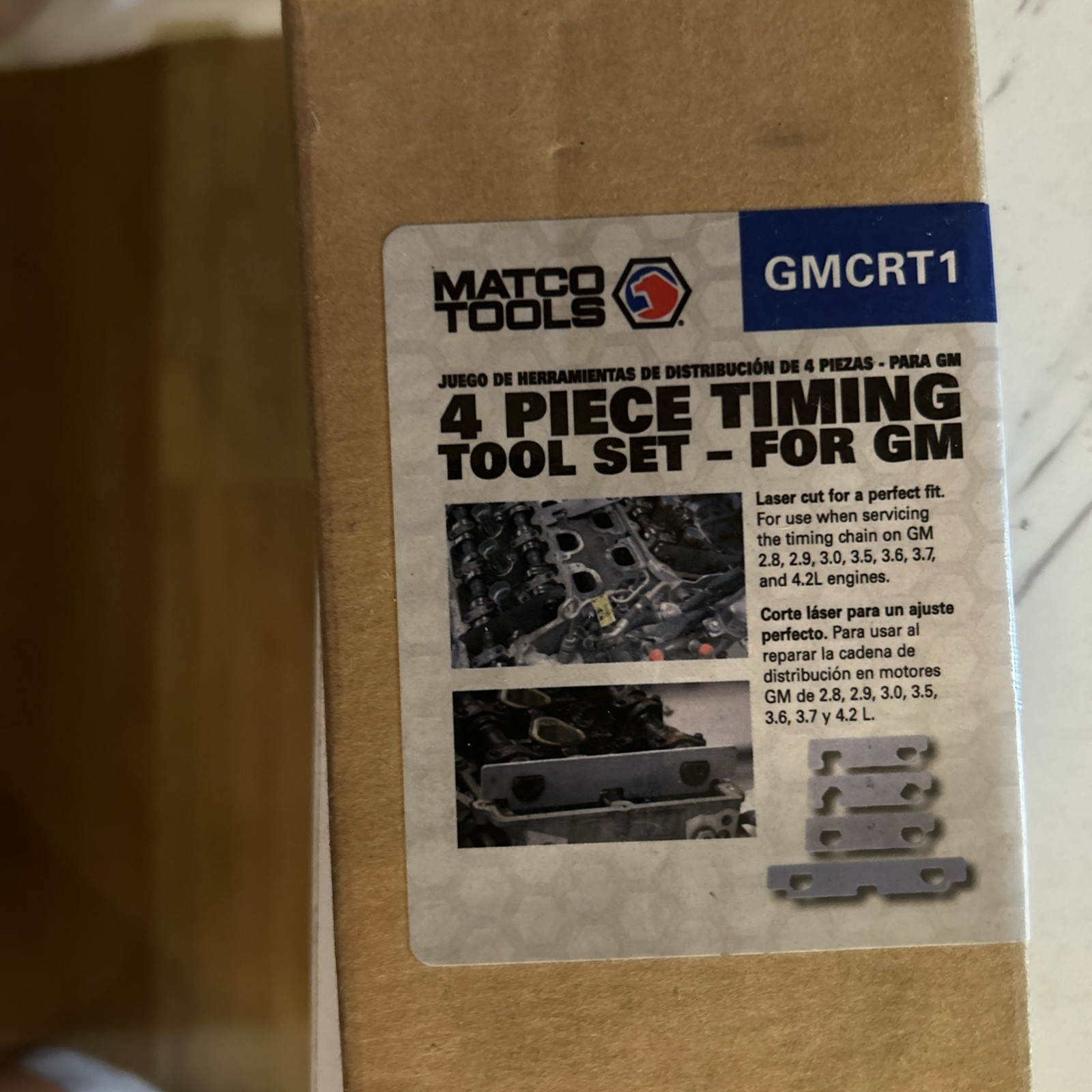 MATCO CAMSHAFT RETAINING TOOL FOR GM 4 Pc Tool Set GMCRT1 For GM