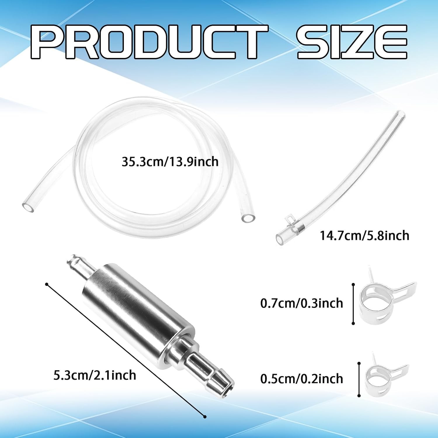 Brake Fluid Bleeder Kit Tube and Check Valve Brake and Clutch Systems