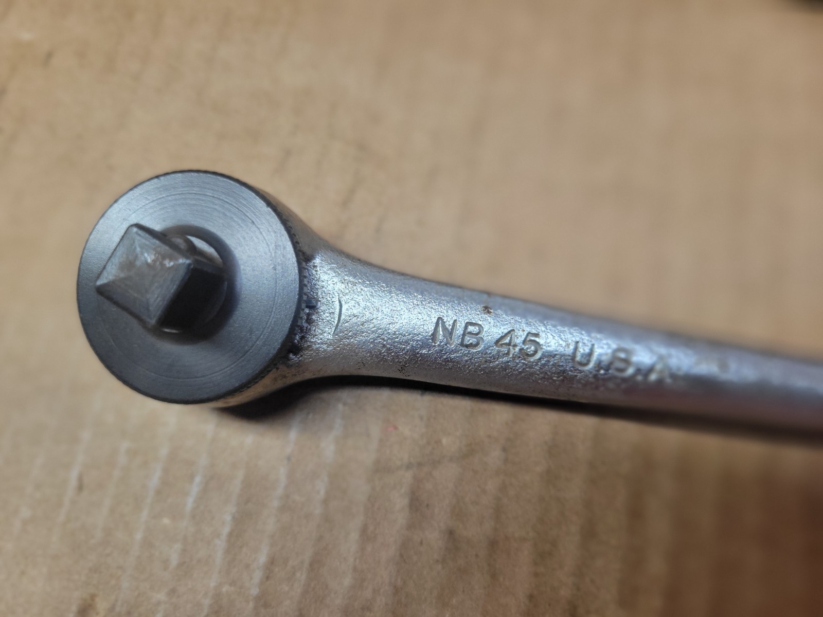Vintage NAPA USA 3/8″ Drive Round Head Fine Tooth RHFT No NB45