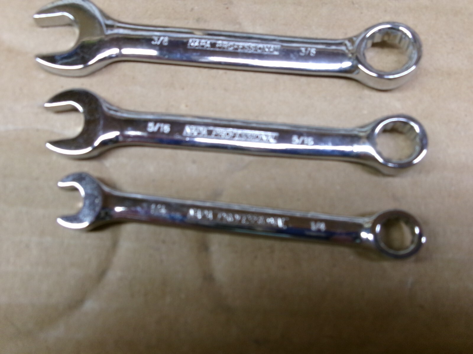 NAPA Professional 7-Piece SAE Stubby Wrench Set