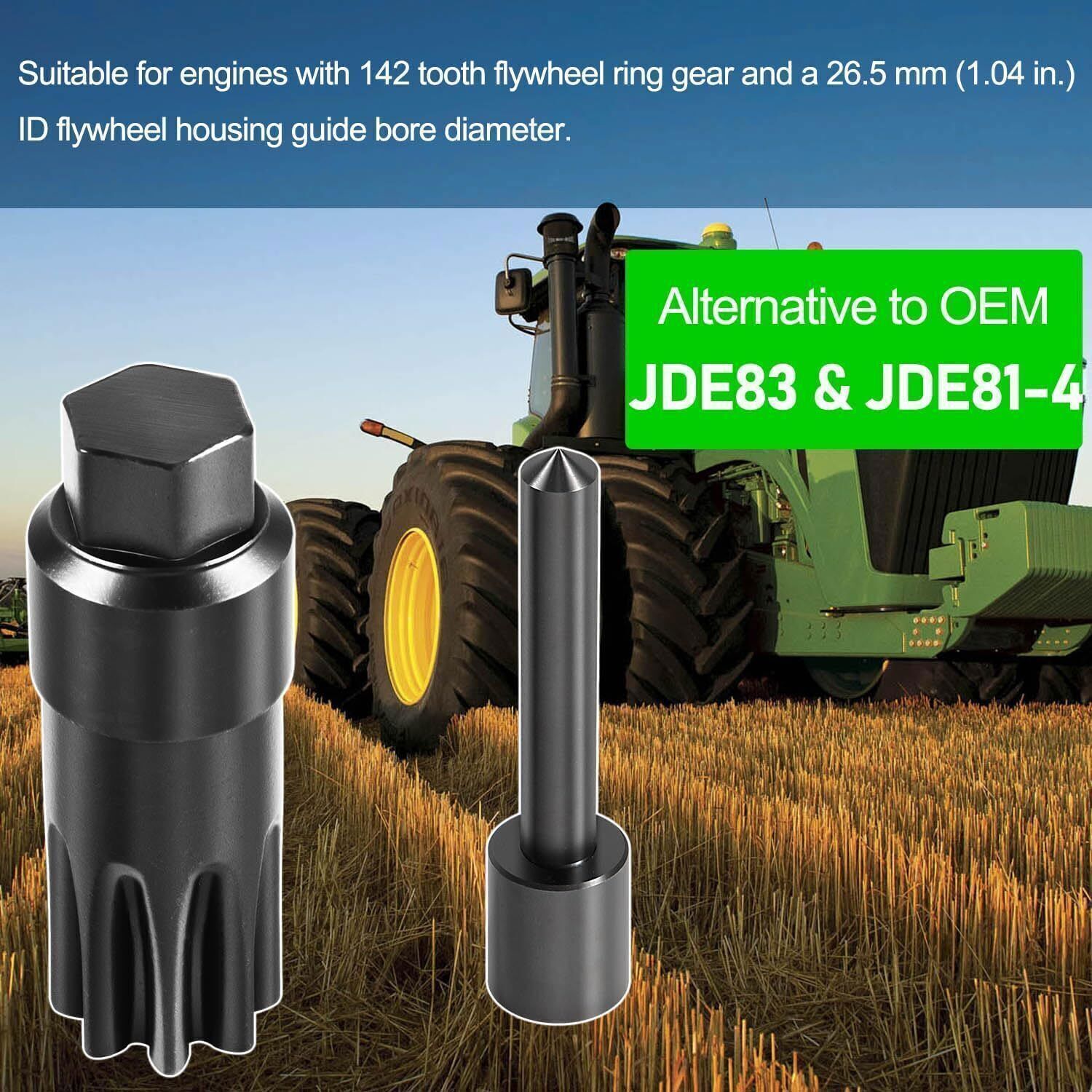 JDE83 Engine Turning Tool & JDE81-4 Timing Pin Kit for John Deere 3179 6059 6068