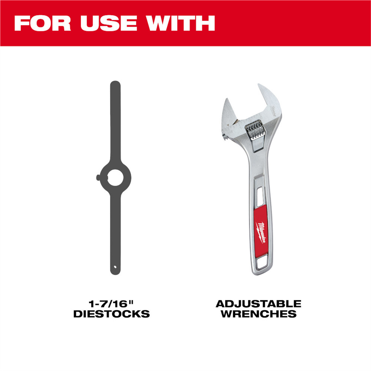 Milwaukee Tool 5/8″-18 NF 1-7/16″ Hex Threading Die