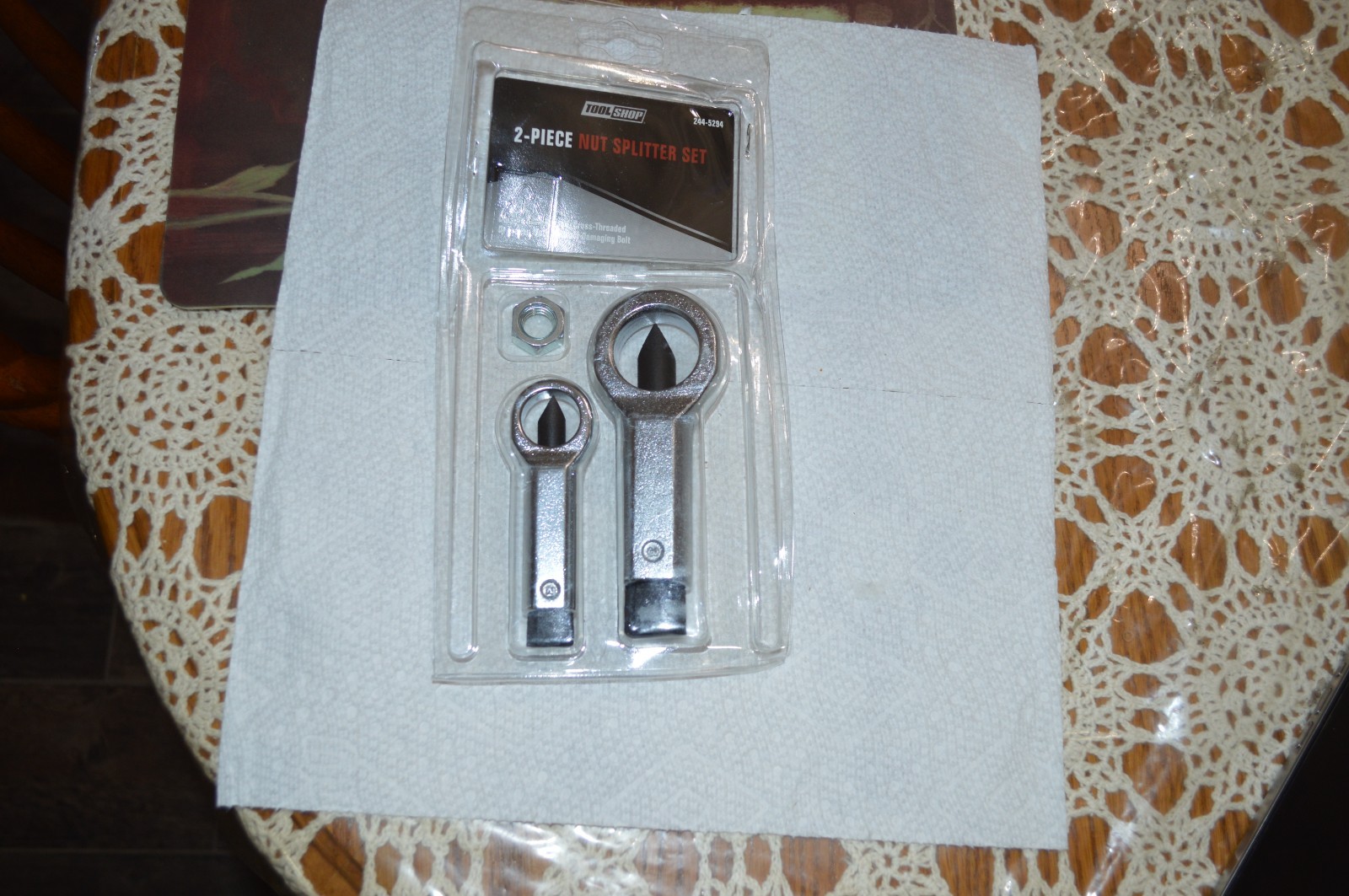 2-PIECES NUT SPLITTER TOOL FOR DAMAGED NUT REMOVER 5/16″-5/8″, 5/8″-7/8″ NEW!!!