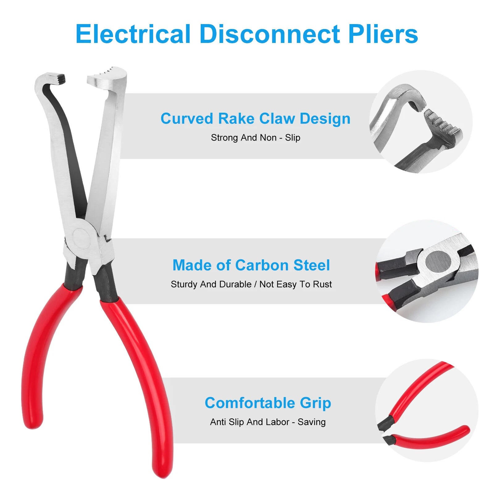 1 PCS Electrical Disconnect Pliers Connector Separator Metal + Plastic Removal