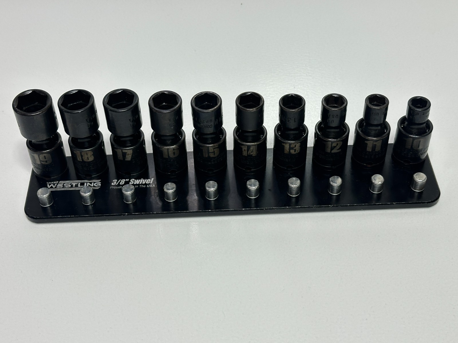 🇺🇸Cornwell Tools USA 10pc Metric Swivel Universal Impact Socket Set 3/8″ Drive