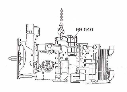 TS TOOL/FOR SCANIA TRANSMISSION LIFTING TOOL Alternative 99546