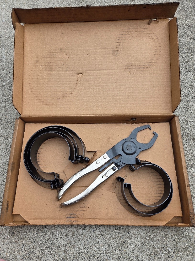 Blue Point By Snap On Piston Ring Compressor Pliers Set RC980 Made in USA