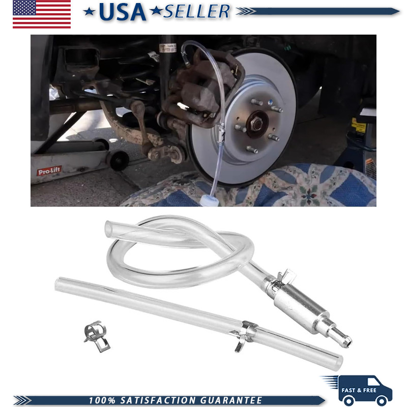 Brake Fluid Bleeder Kit Tube and Check Valve Brake and Clutch Systems