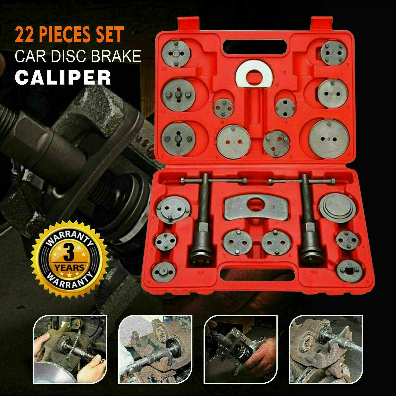 22pcs Universal Disc Brake Caliper Piston Wind Rewind Back Tool HOT SALE