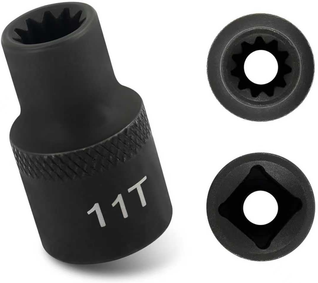 3/8 Inch 11 Point Brake Caliper Socket Tool for Volvo Mercedes MAN Trucks