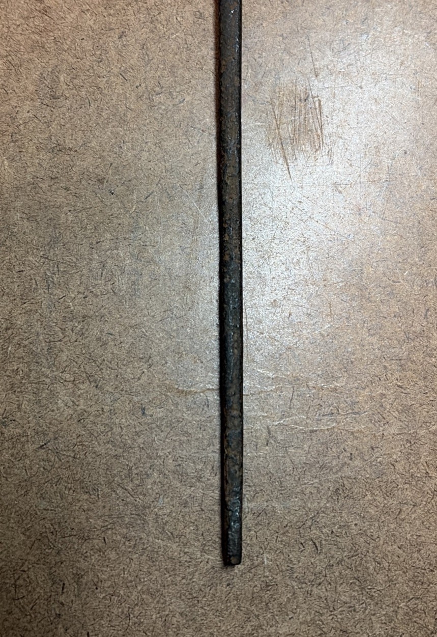 Mini Vintage Black Hammer Lady Foot Pry Bar Prybar Rolling Head Black Oxide