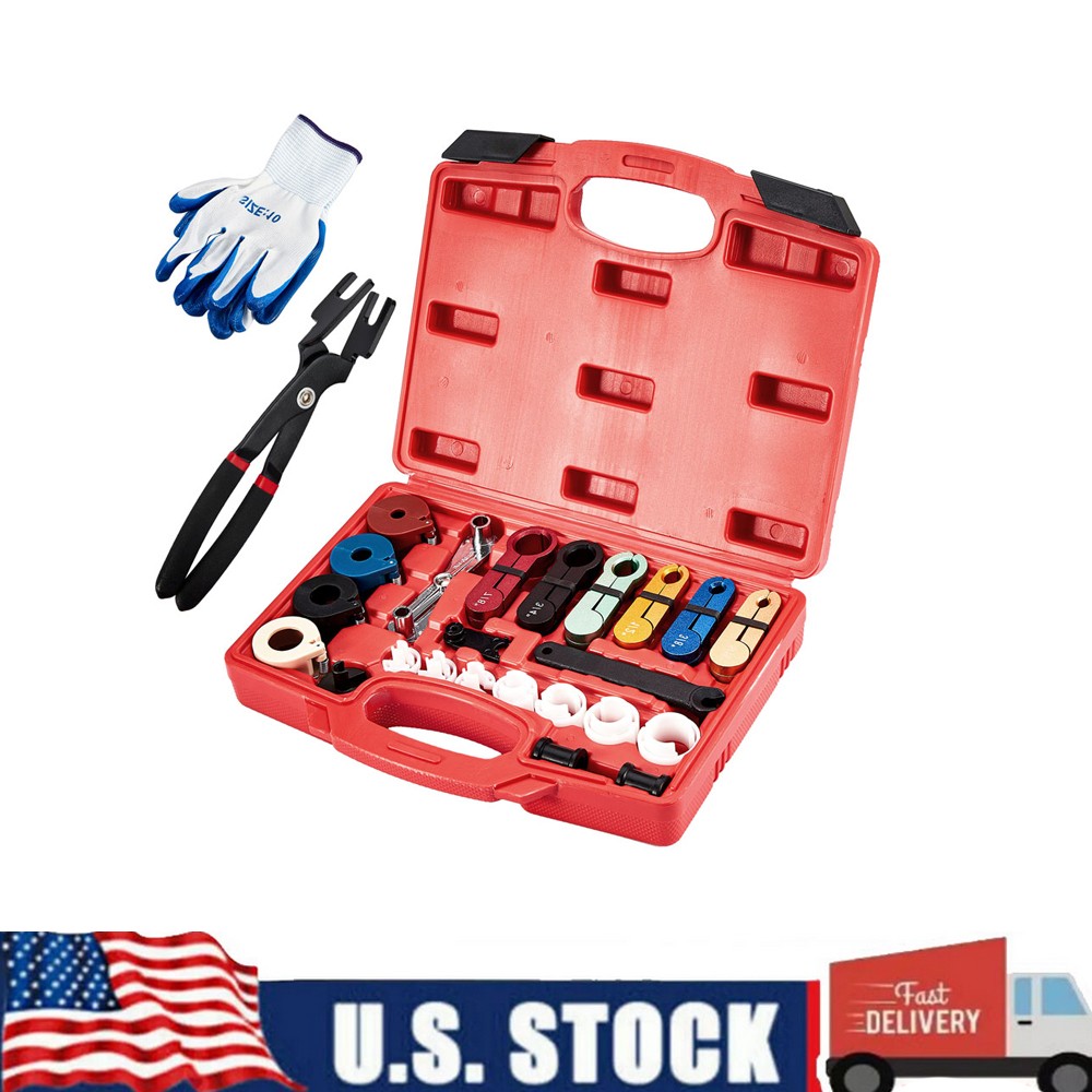 Fuel Line Disconnect Tool Set, 28 in 1 Master Quick Disconnect Tool Repair New
