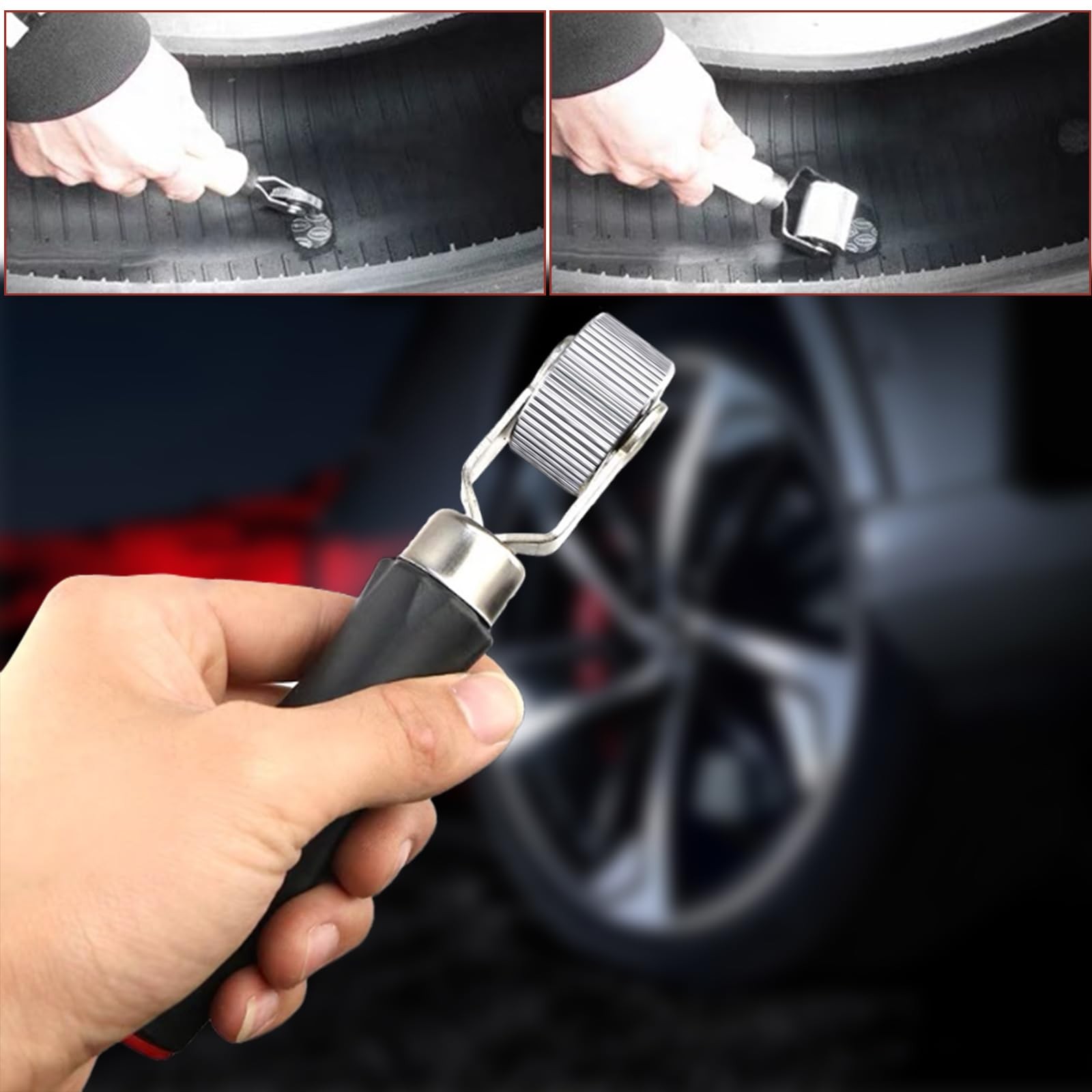 3 Pack Car Sound Deadening Roller Installation Tool Interior Accessories