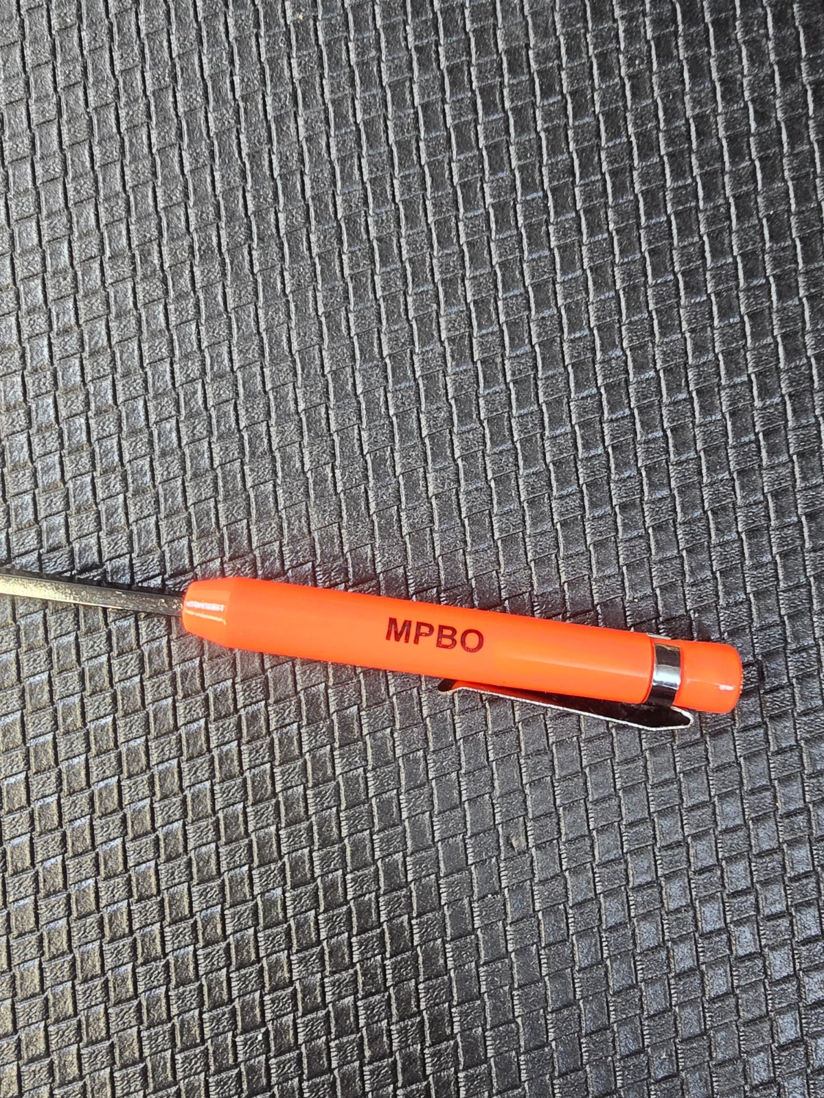 VIM Tools Orange Mini Pocket Pry Bar Set w/Pocket Clip & Magnet MPBO