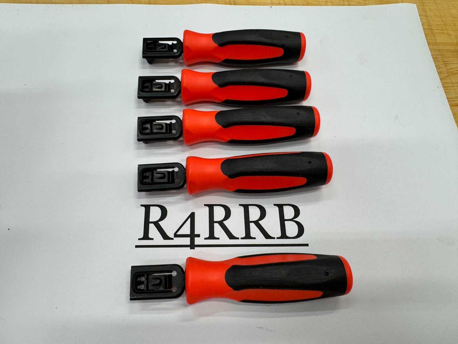 padej97Snap-on Tools NEW ORANGE Grip Feeler Gauge Holders LOT SET FB336-1Ox5
