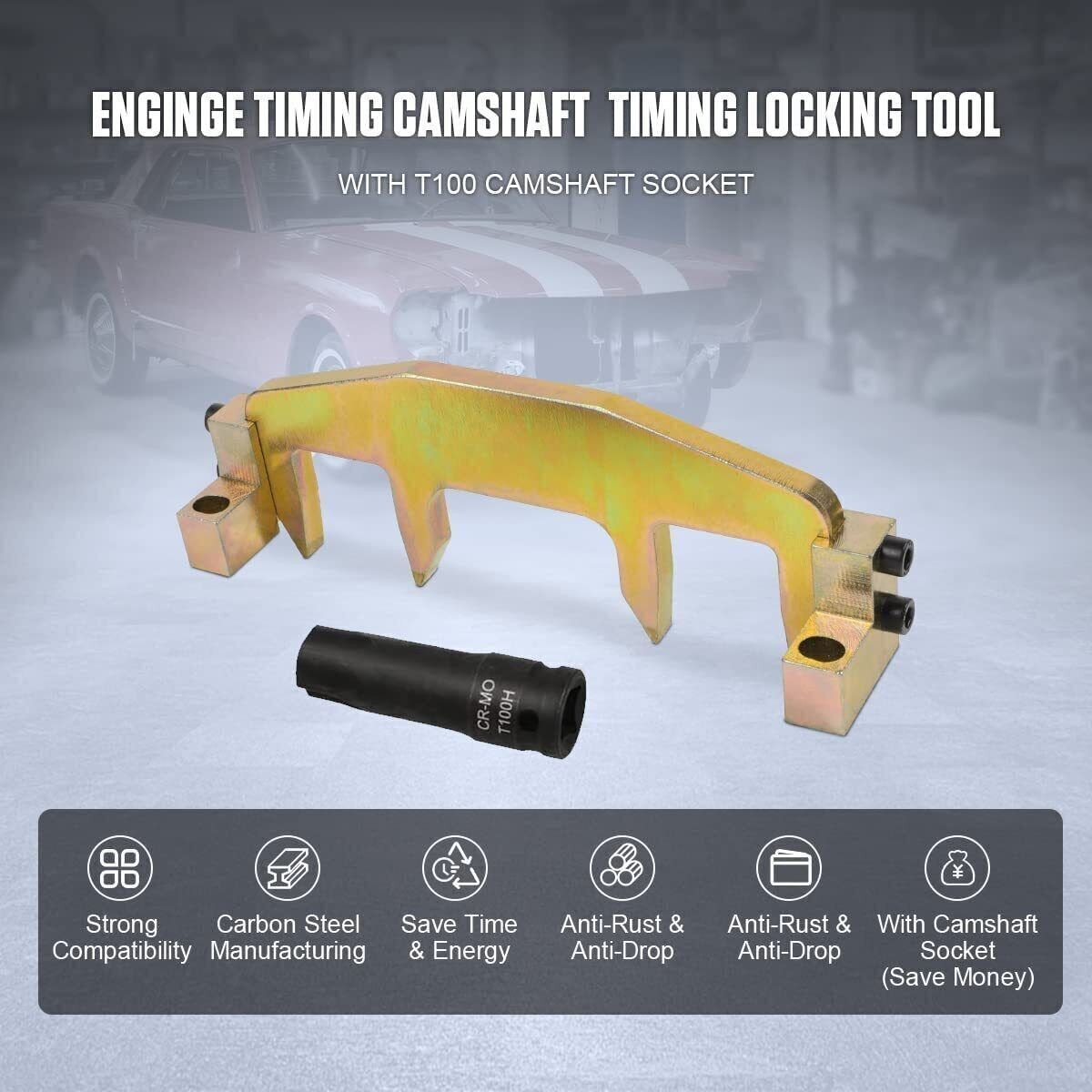 Camshaft Engine Timing Holder Tool Kit for Mercedes Benz C200 C180 E260 M271 Set