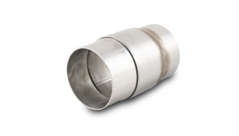 Vibrant SS Slip Joint Adapter for 2.5-inch OD Tubing, Welded, 2-Piece Set
