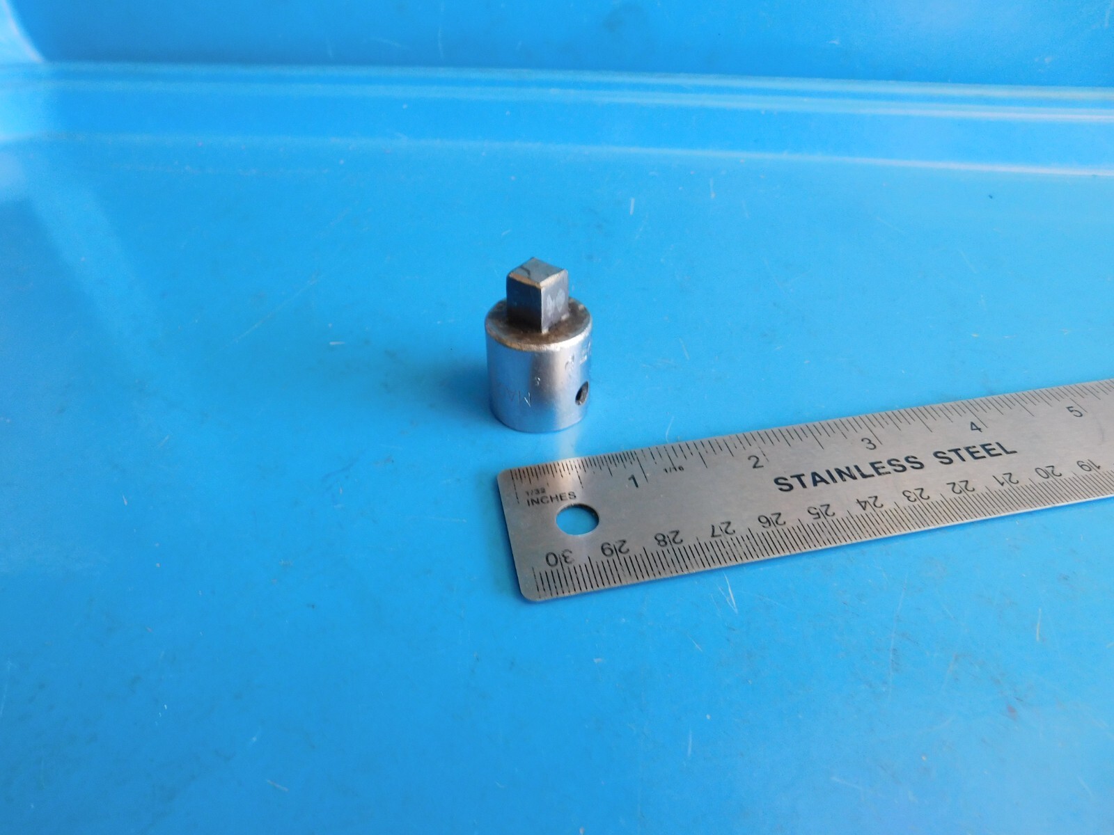 USED, MAC TOOLS ” 1/2 IN, DR. TO 3/8 IN. DR.” ADAPTOR , PART # X1A