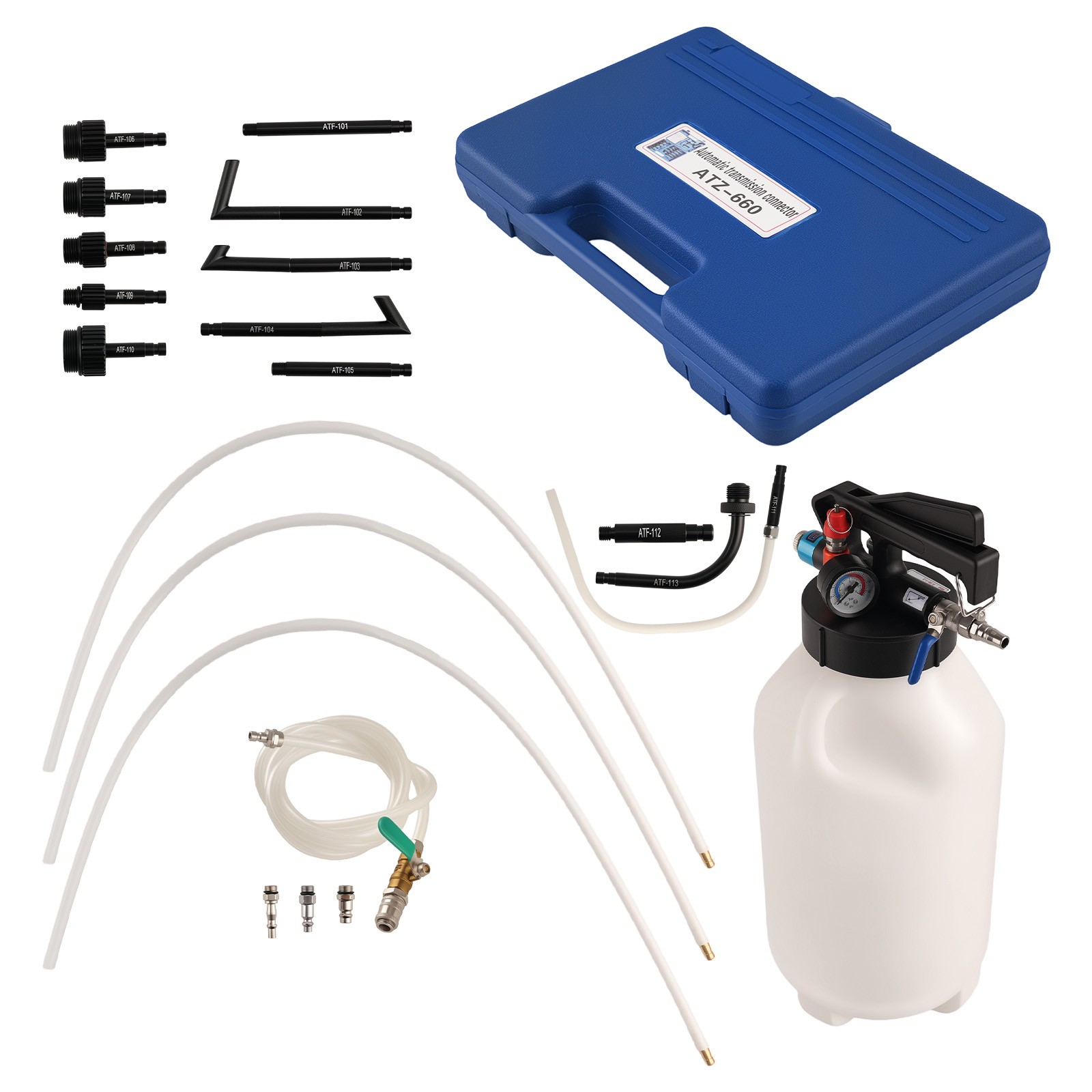 8L ATF Fluid Extractor Dispenser Pump for Auto Transmission Oil Service Kit
