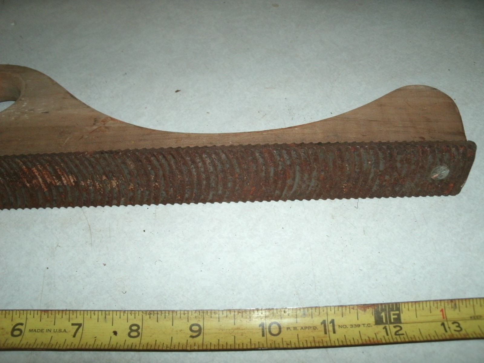 Scotton Tool Auto Body 14″x1.25″ Hand Files 6019 USA Wood Automotive Flat Rasp
