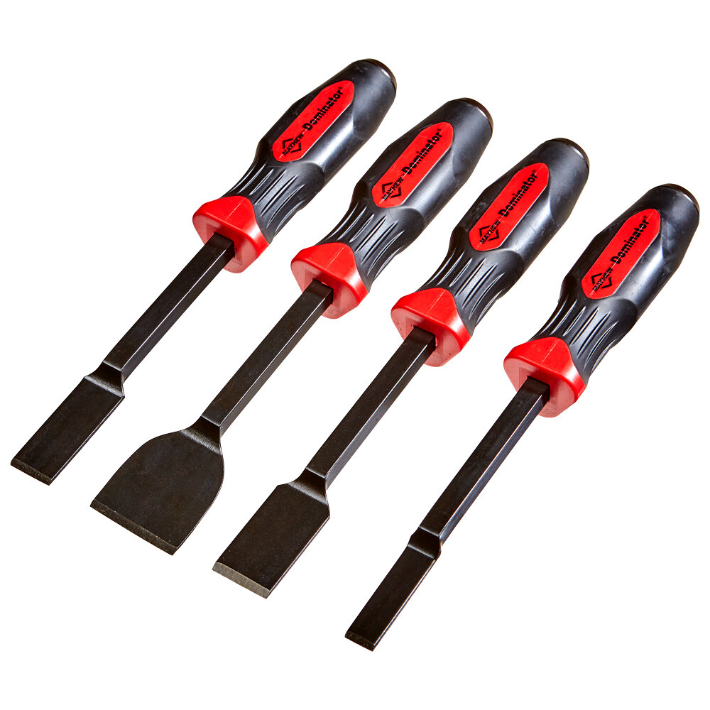 Mayhew Dominator 14082 4pc Scraper Set USA Carbon Rust Paint Tools