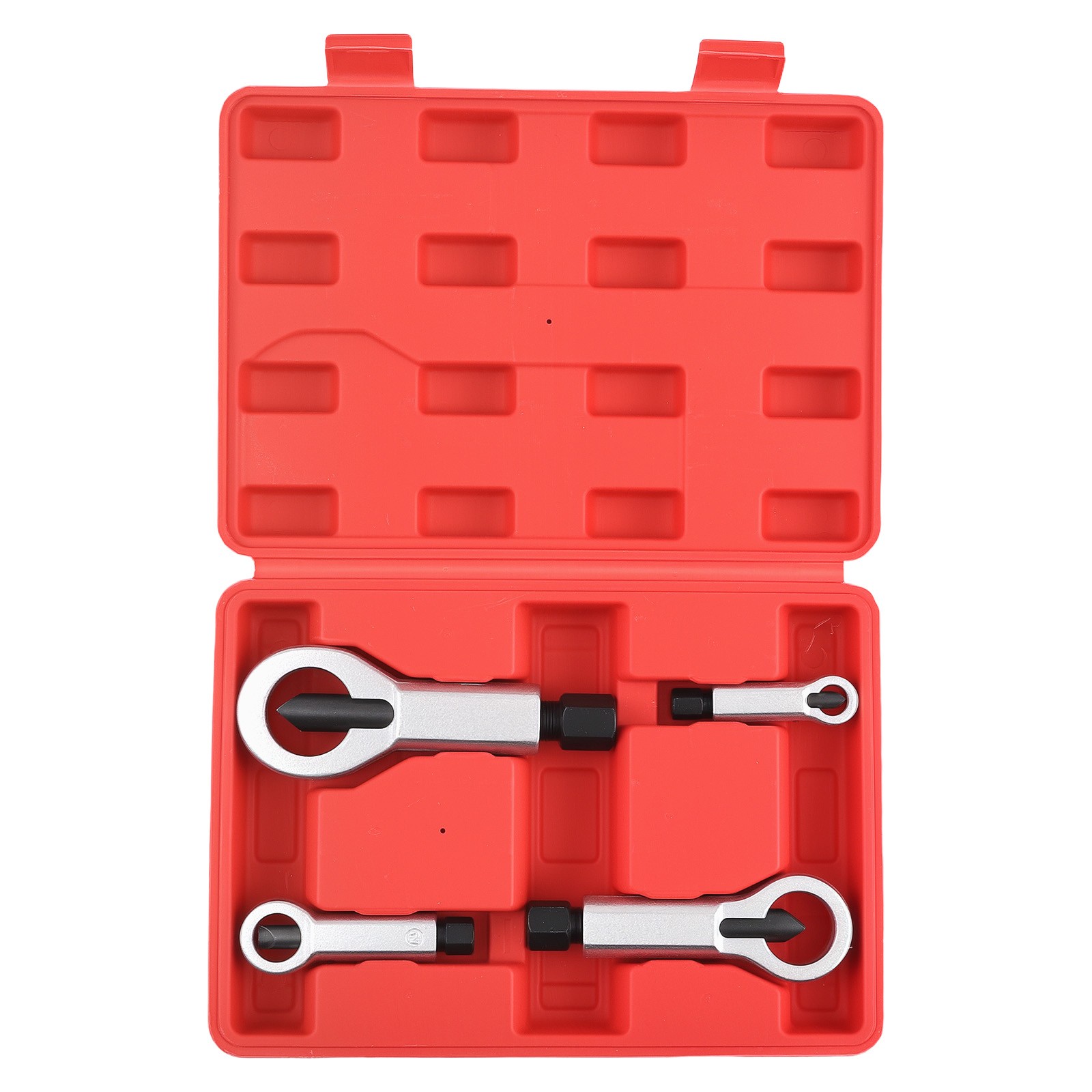 4PCS Nut Splitter Heavy Duty Nut Splitter Tool Kit Manual Nut Extractor 9-27mm