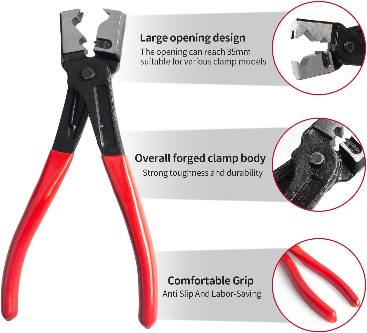4Pcs/Set Electrical Disconnect Pliers for Cars, Electrical Connector Separator