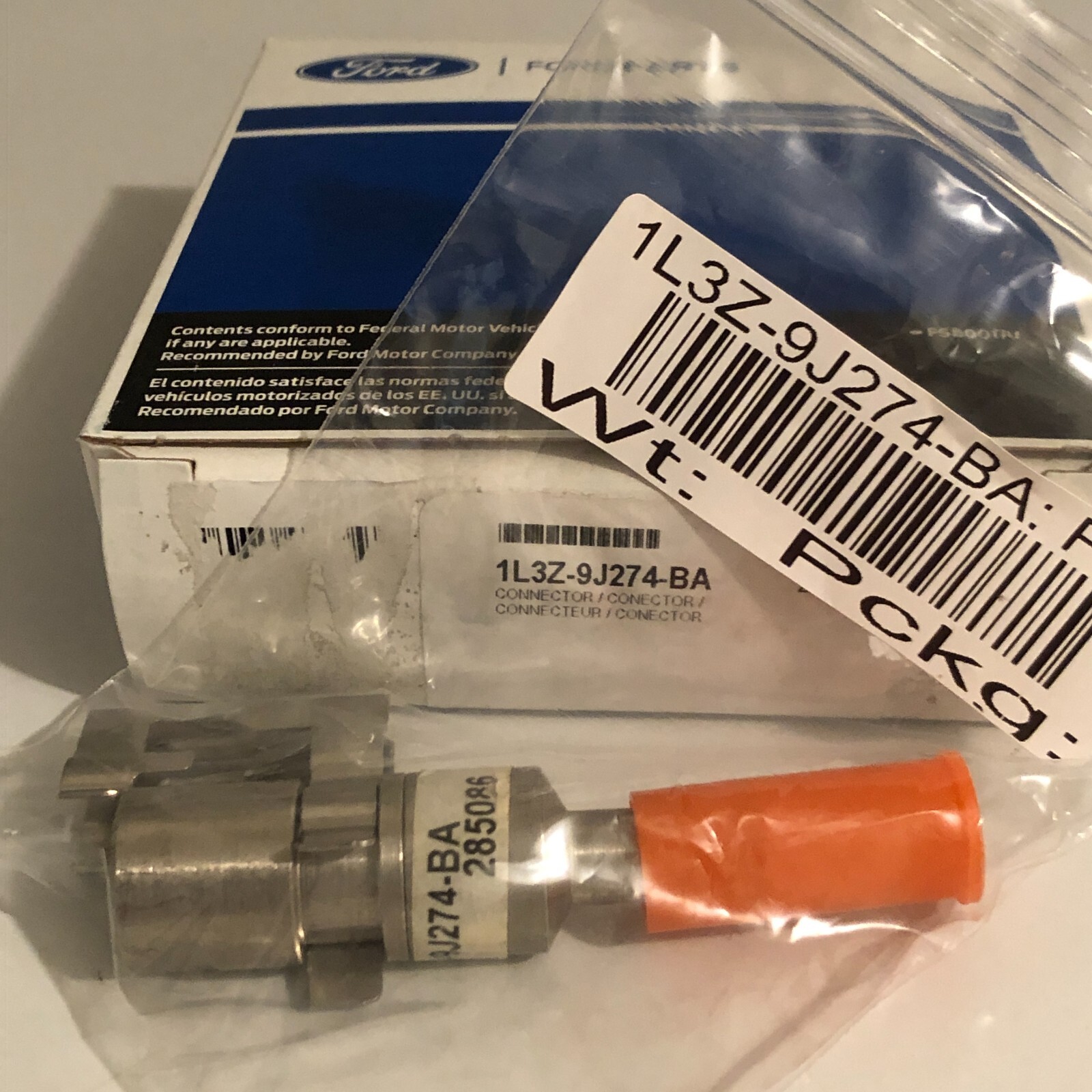 NEW FORD OEM 1L3Z-9J274-BA Dual Fuel Pump Fuel Cross-Flow Check Valve Connector