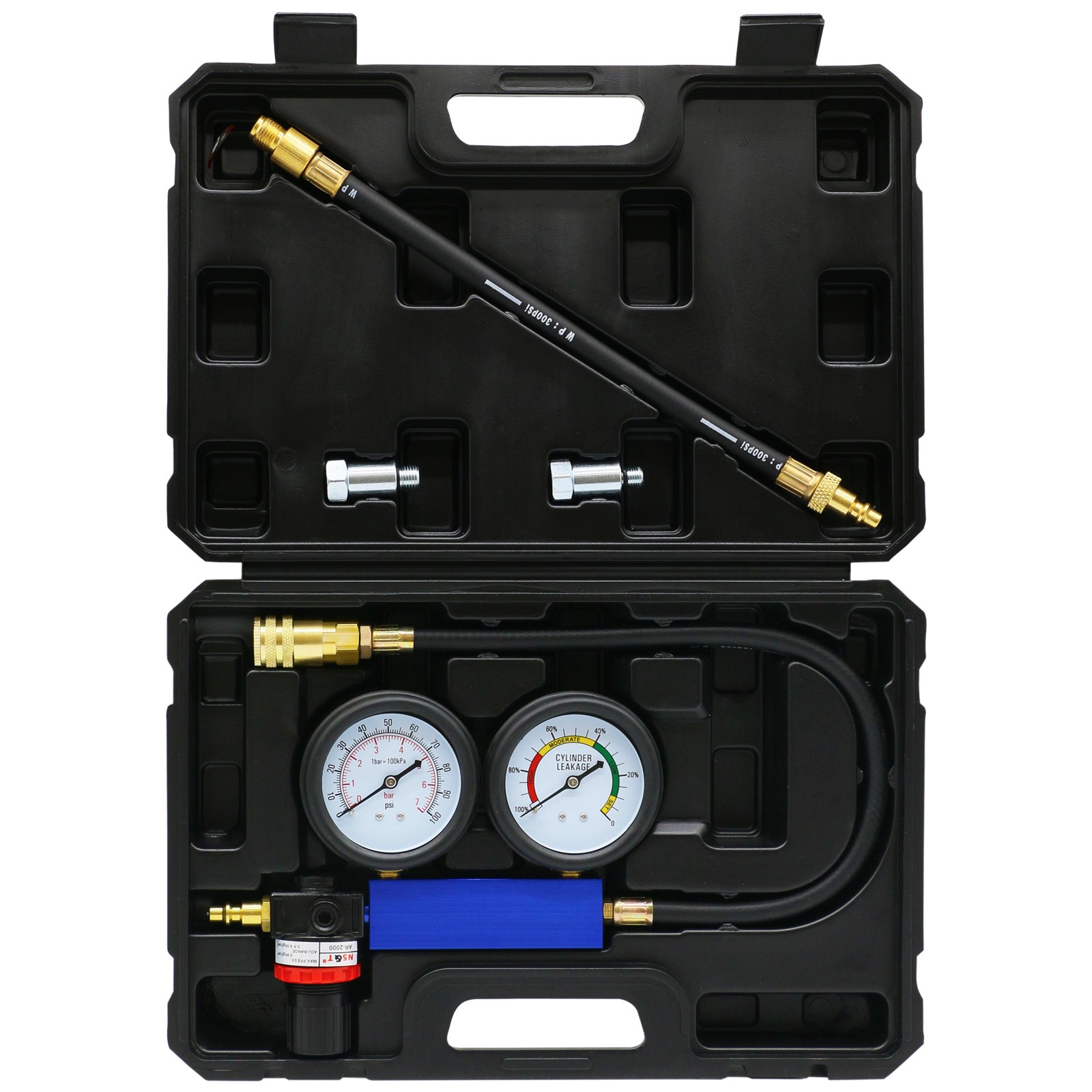 Professional Cylinder Leakage Tester TU-21 Compression Leakage Tester Tool Kit