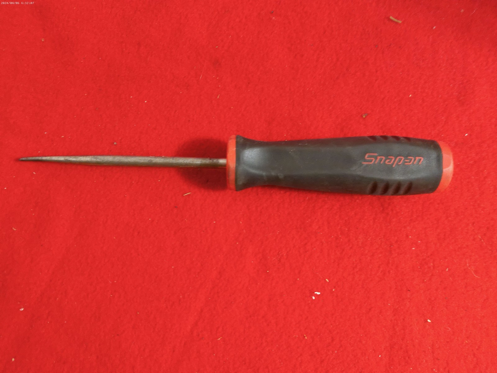 Snap-on Soft Grip red /Black Handled Awl SG5ASA Made In USA