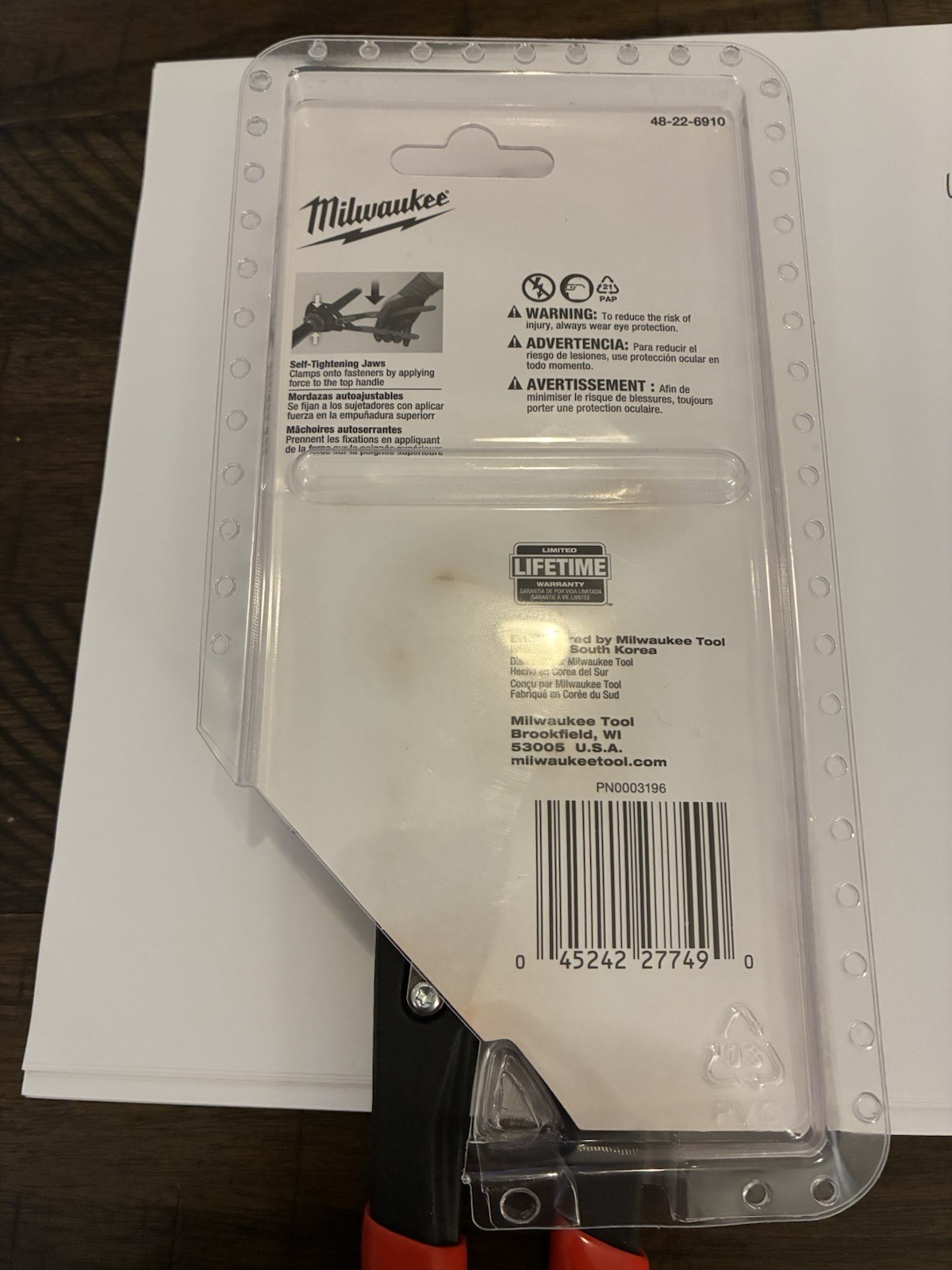 NEW Milwaukee Tools 48-22-6910, 10″ Adjustable Pliers Wrench – Parallel Jaws