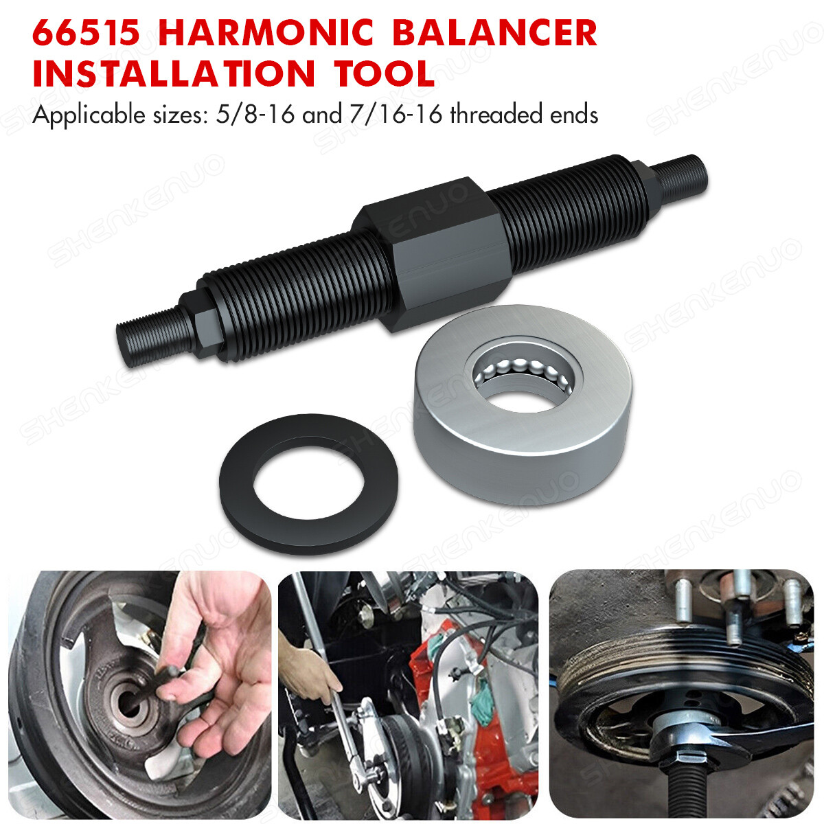 Proform Harmonic Balancer Tool 66515; Installation Tool for Chevy SBC , BBC