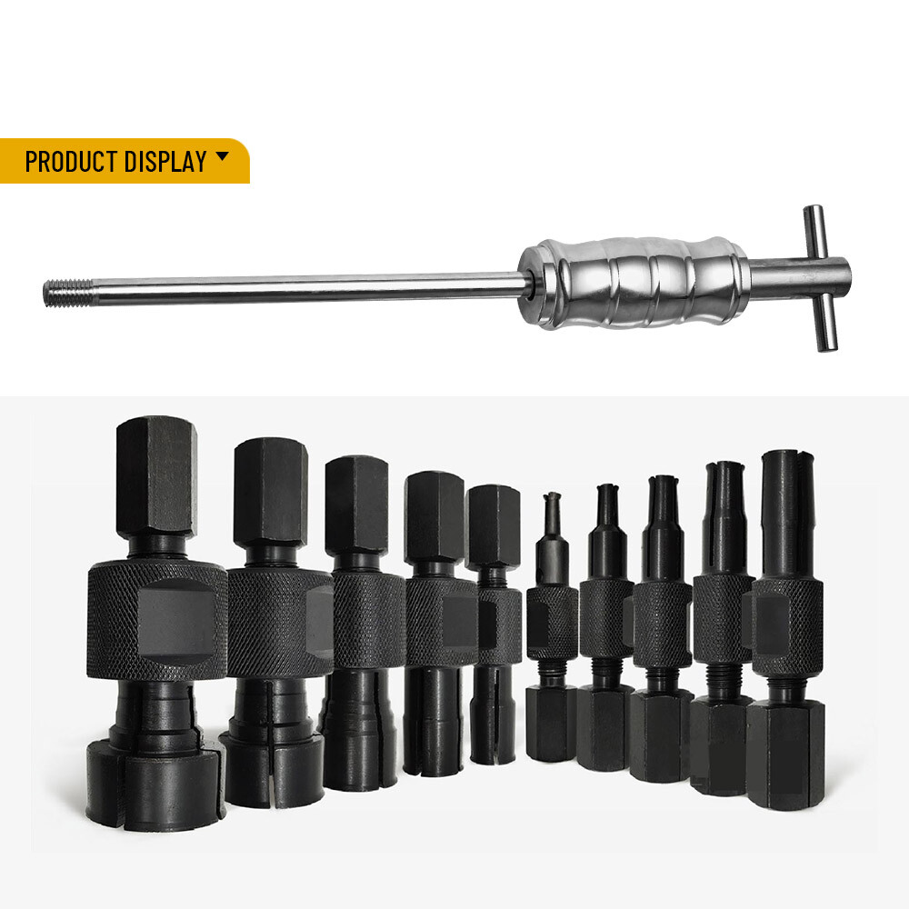 9pc/Set 8-32mm Blind Hole Inner Bearing Puller Remover Slide Hammer Internal Kit