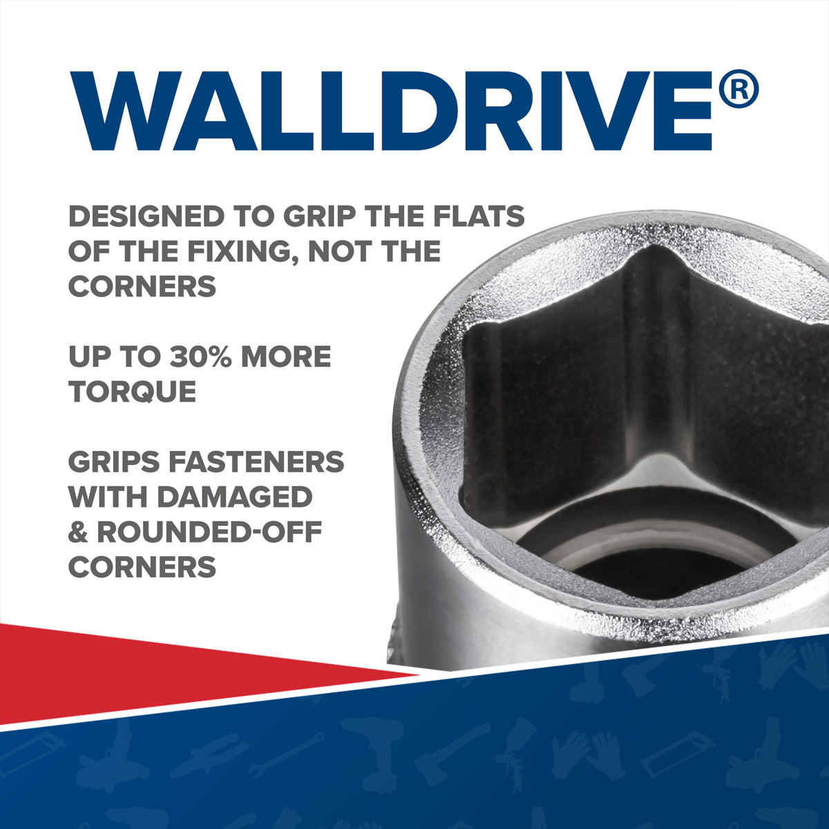 Sealey Impact Socket Tool 13mm Deep 3/8″ Square Drive ‎Anti Corrosion IS3813D