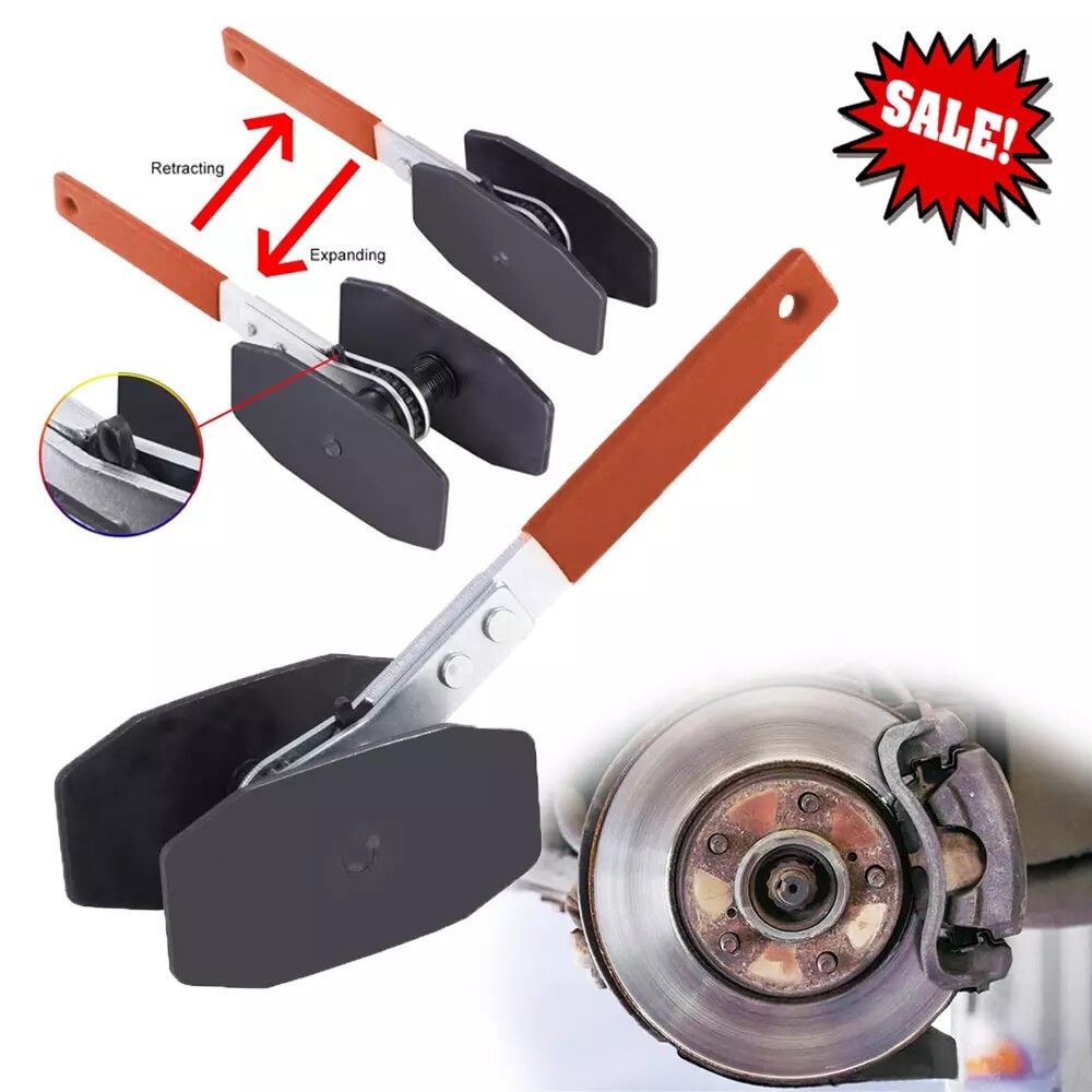 Car Disc Brake Pad Ratchet Rewind Spreader Piston Retracting Caliper Press Tool