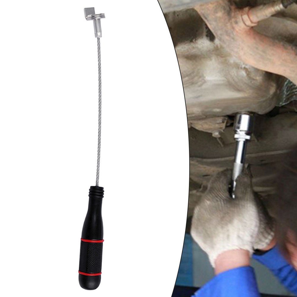 Oil Pan Drain Bolt Remover Wrench for Cars Trucks Vans and Light-Duty Vehicles