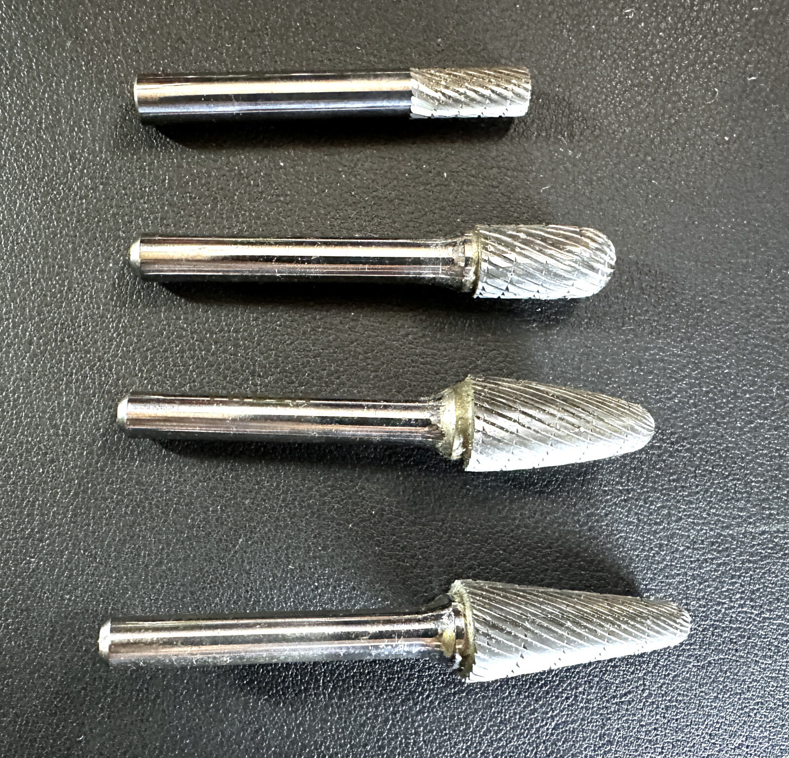 BLUE POINT VWB400 4 Piece Carbide Burr Set with Kit Bag USA