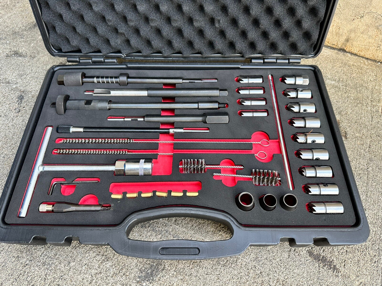 Universal Reface Diesel Injector Seat Cutter Reamer Set & Manhole Cleaning Set