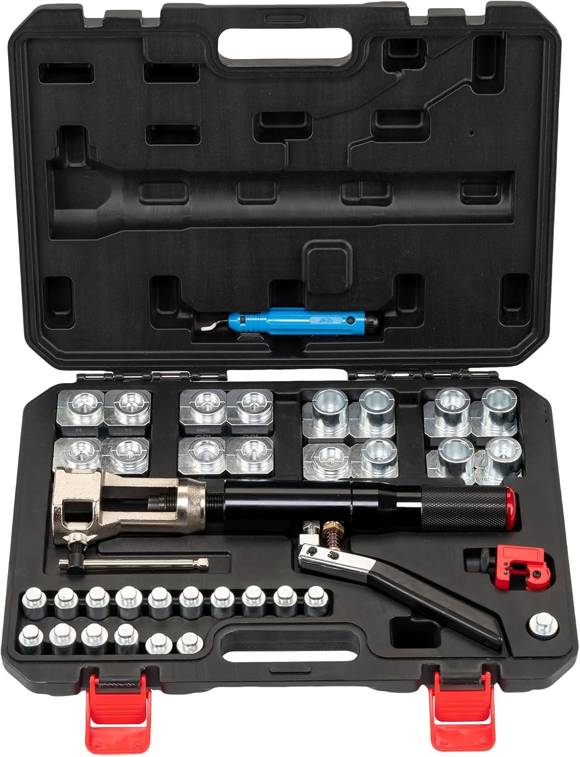 🔥Professional Hydraulic Brake Line Flaring Tool Kit, 33PCS, 45° Double & Single