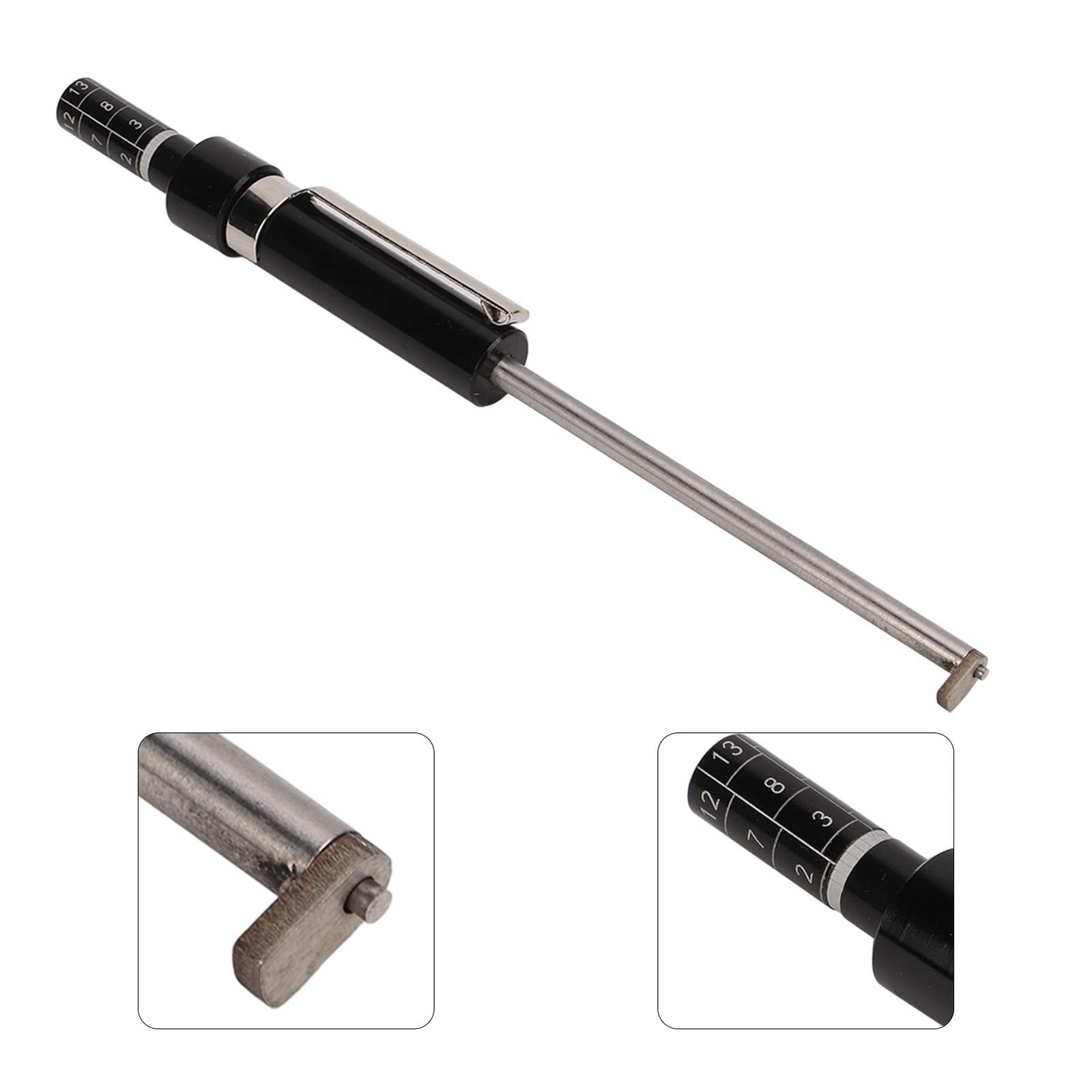 Brake Pad Thickness Gauge Measure Tool Detection Pen Scale Tire Tread Depth