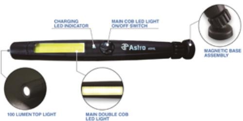 Astro Pneumatic 332 Air Denibbing Sander