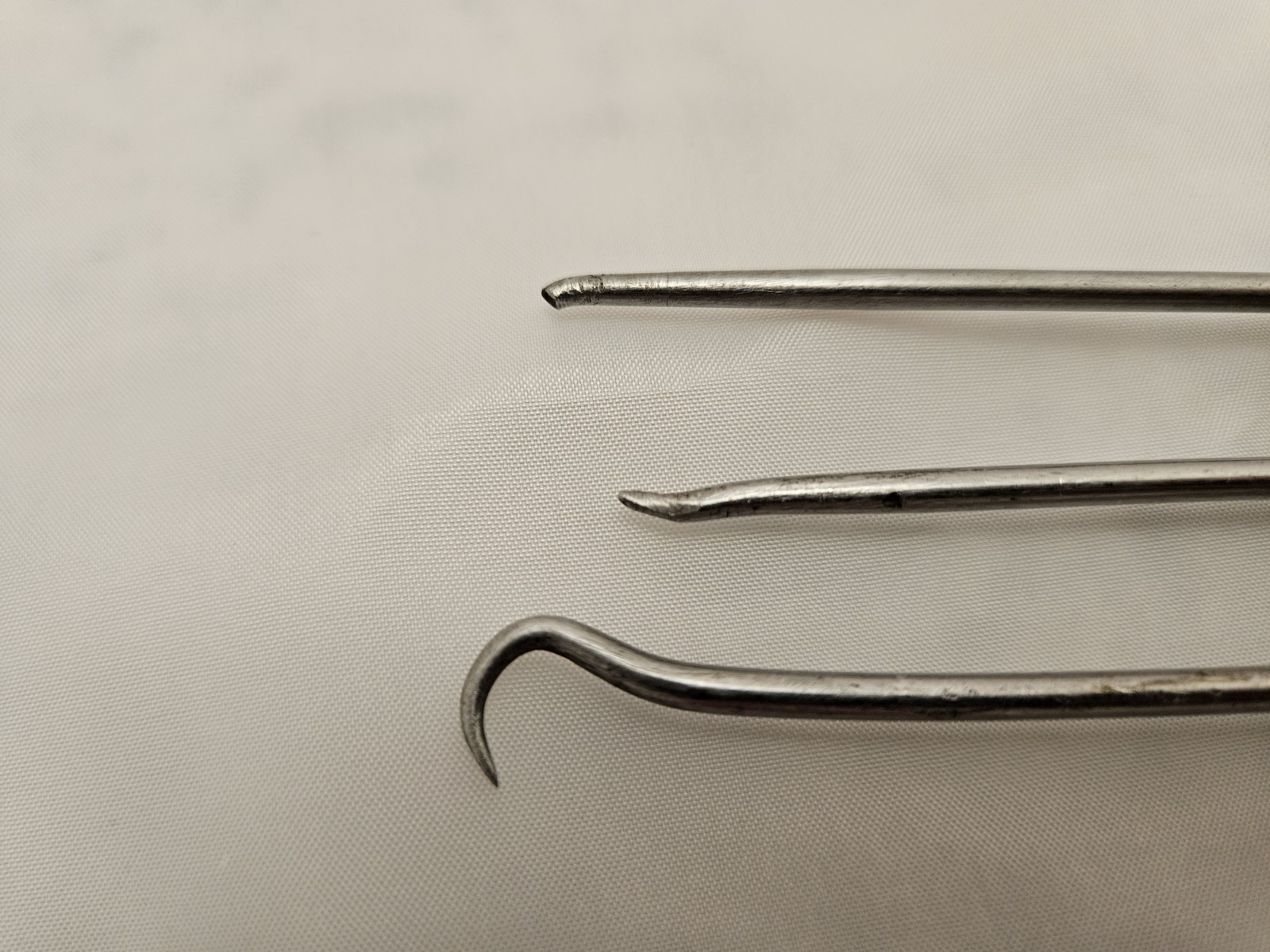 Snap-on 3Pc Mini Hook Pick Set Green Hard Handle USA 3ASHA 3ASH45A 3ASH90A TB