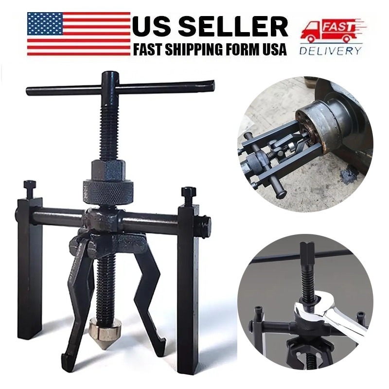 3 Jaw Bearing Puller Car Inner Bearing Puller Wheel Pulley Removal Extractor
