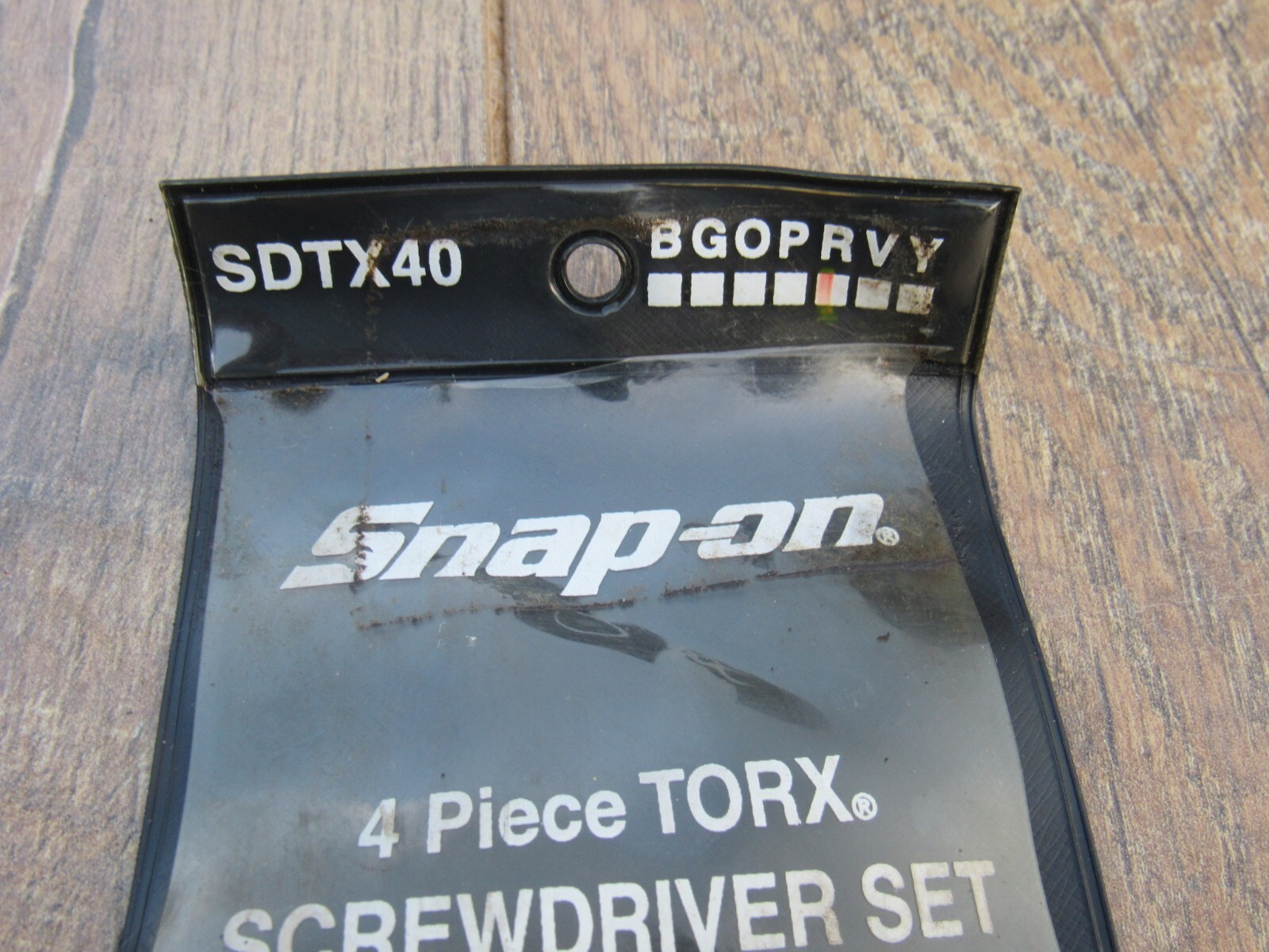 SNAP ON BLACK PAK562260 STORAGE HOLDER POUCH FOR SDTX40 RED MINI TORX SET SDTX